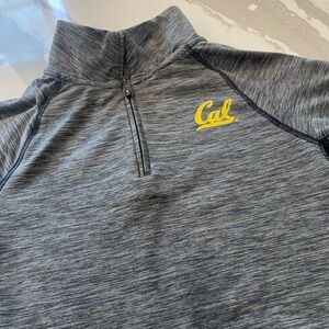 Cal Bears - Kids 1/4 Zip Pullover - athletic fit - polyester/spandex